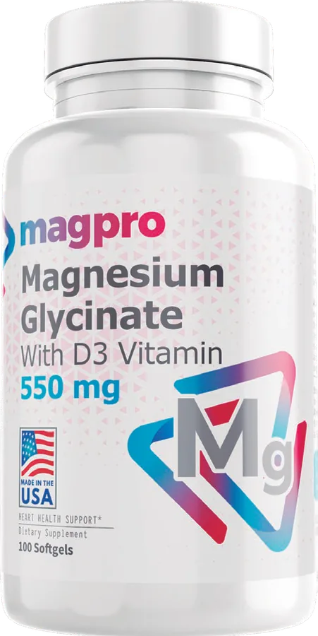 Glicinato de Magnesio 550 mg Softgels