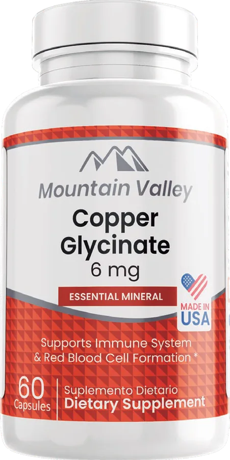 Glicinato de Cobre 6 mg